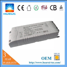 30w plástico 0-10v dimmable led driver