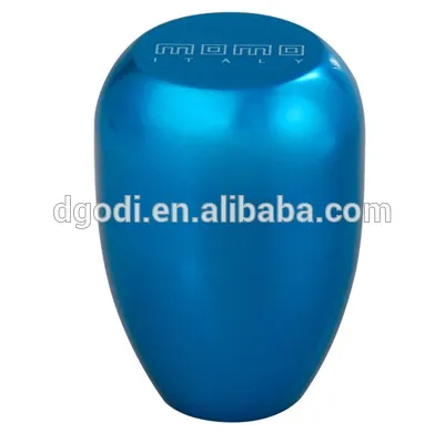 OEM custom top quality blue anodized aluminum gear shift knob