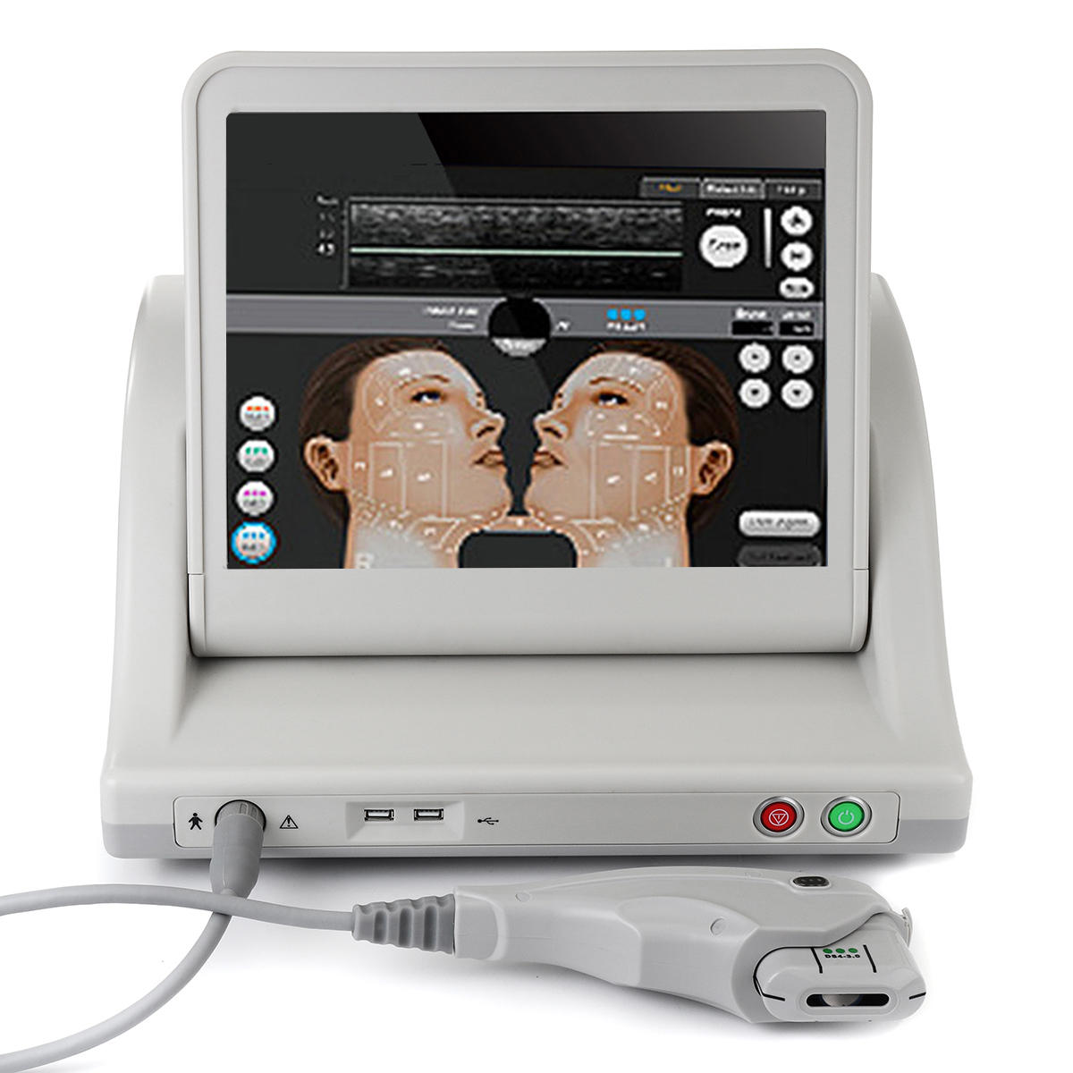 NEW NON-INVASIVE ULTHERAPY SMAS FACE LIFTING SKIN TIGHTENING HIFU MACHINE