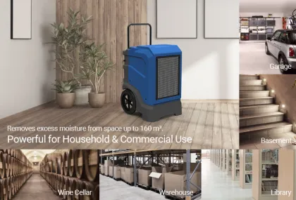 Hot Sale 130L Water Damage Restoration Cleaning Equipment & Dehumidifier