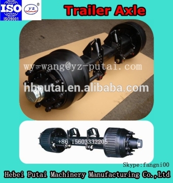 Axles with pneumatic suspension