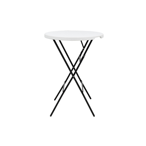 Home Round Plastic Bar Height Folding Table 80cm