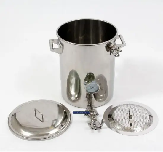 15gallon Stainless Steel Mash Tun Brew Kettle with False Bottom