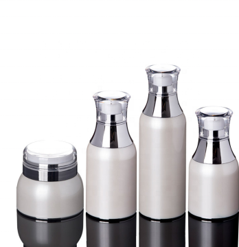 High-grade Korean Pearl White Acrylic Airless Bottles