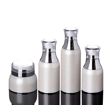 High-grade Korean Pearl White Acrylic Airless Bottles