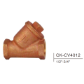 Tipo de bronze y válvula de retenção CK-CV4012 1/2 &quot;-3/4&quot;