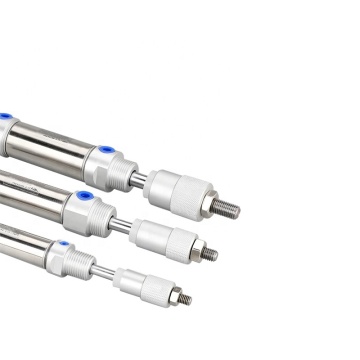 Dual Shaft Pneumatic Cylinders MAJ20 Series - Stainless Steel Adjustable Cylinders