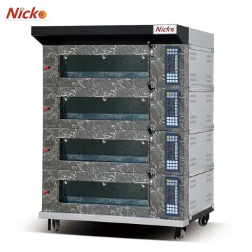 4 Decks 8 Trays Industrial Commercial Bakery Bread Cake Electric Pie Oven for Baking