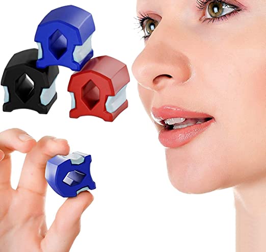 Silicone jaw exercisers