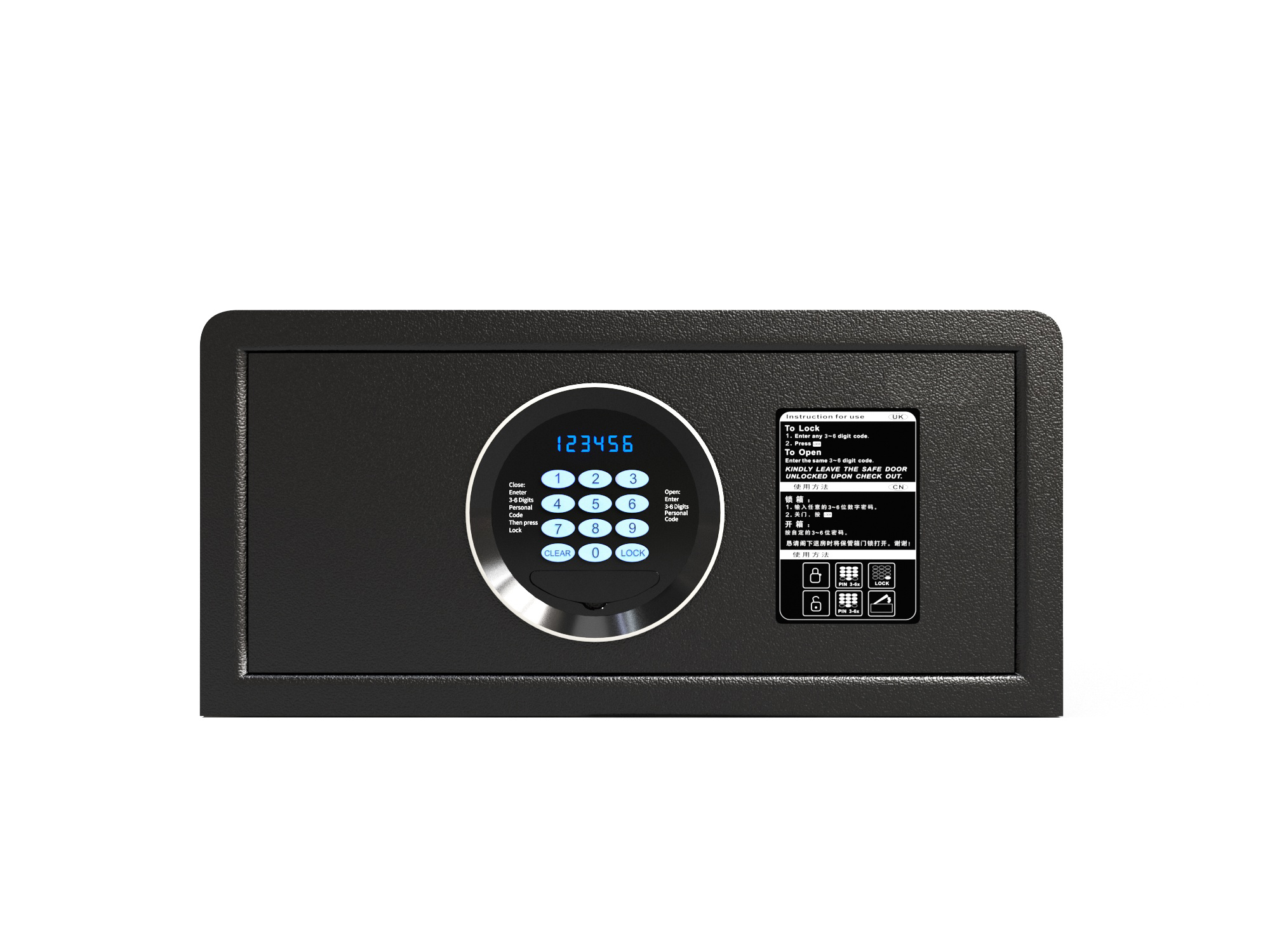 Luxury Room Hotel Safes with Combination Lock