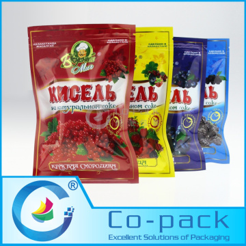 Stand up Zipper Pouch for Frozen Food Packaging