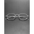 Titanium Frames Silver Square Designer Glasses