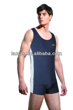 good quanlity 95%cotton 5%spandex men's sleeveless t-shirt