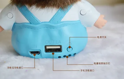 5200mah Kawai Universal Portable Power Bank Monchhichi For Smart Phone