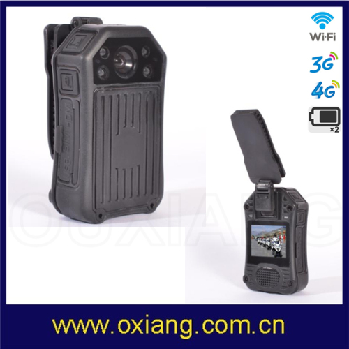 IP56 WiFi 3G HD Police Camera with 2000mAh Battery
