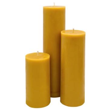 Beeswax Solid Pillar Candles Bulk