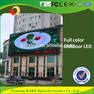 new inventions in China large size electronics advertising CE RoHS CCC p8 led display outdoor advertising video screen