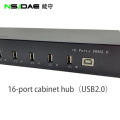 Hub de dados de transmissão de 16 portas USB2.0