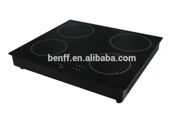 Four panels 6000W stove glass cooking equipment solar induction cooker