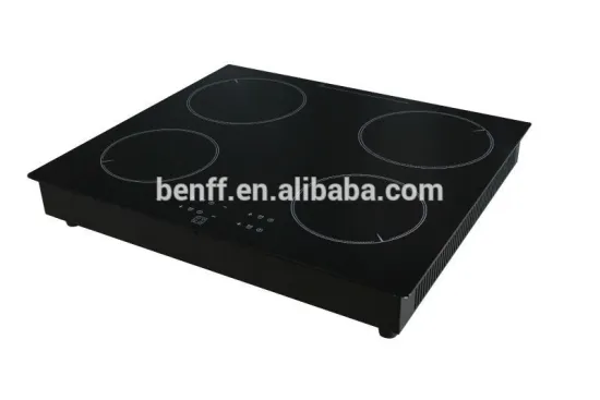 Four panels 6000W stove glass cooking equipment solar induction cooker