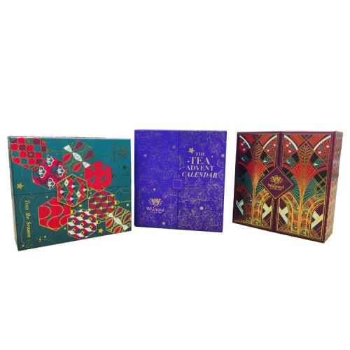Luxury advent calendar paper box 24 small drawer