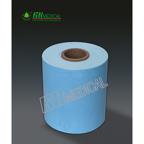 Wrinkled paper Laminated with PE film with Perforation