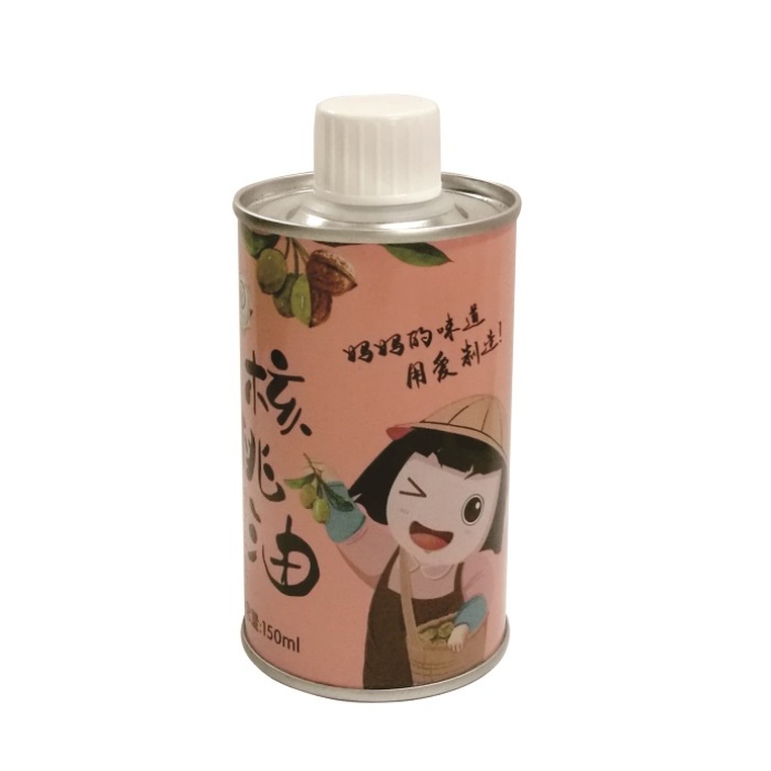 DADI 250ml Round Olive Oil Can Plastic Lid