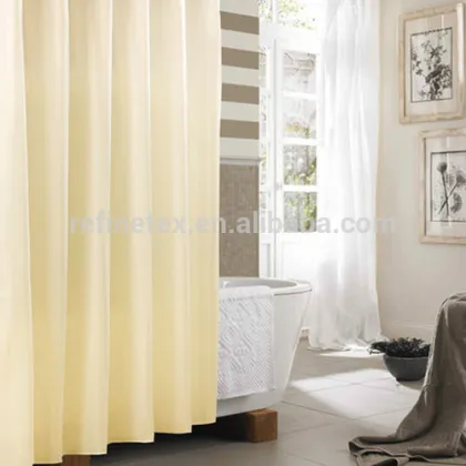 Water-proof shower curtain, five star hotel used shower curtain