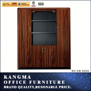 GM office manager desk antique bookcase glass doors