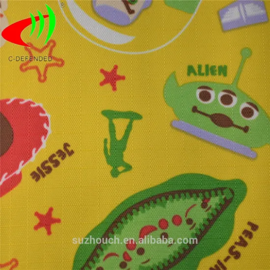 100 poly printed oxford fabric with pvc coated