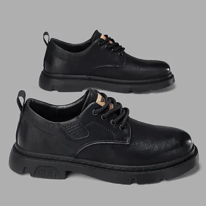 Cost Effective Brown Martin Shoes: Trendy and Comfortable Men's Workwear Fashion