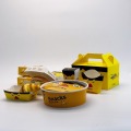 Caja de nuggets de pollo de papel kraft gruesas premium