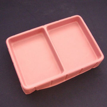 Flocking Packing Box for Food, Red Color, PS Material, ISO 9001:2008