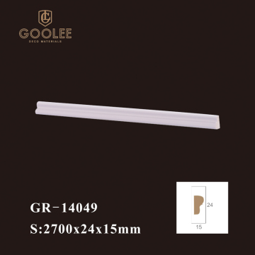 Goolee Environmental Material Latest Design PU Plain Crown Moulding