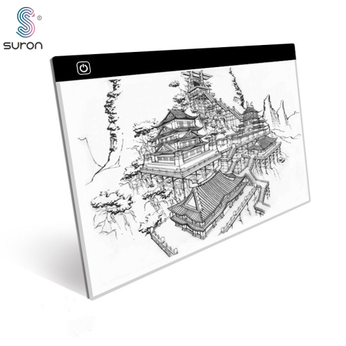 Tablero de mesa de caja de dibujo Suron para rastrear