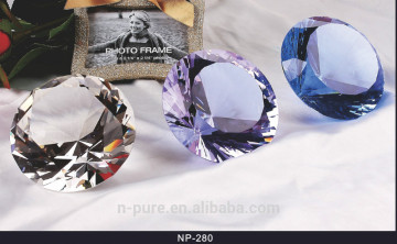 2015 Wholesale crystal diamond for wedding decoration, glass diamond,crystal paperweight
