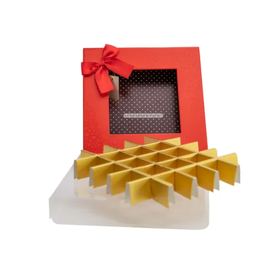 High Quality Sweets Chocolate Red Empty Box