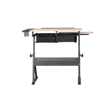 Modern Multifunctional Wooden Drafting Desk and Kids Home Study Art Supplies Center