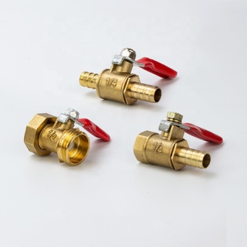 High Quality Copper Ball Valve: 1/4 Inch Male and Female Threaded Mechanical Switch Valve