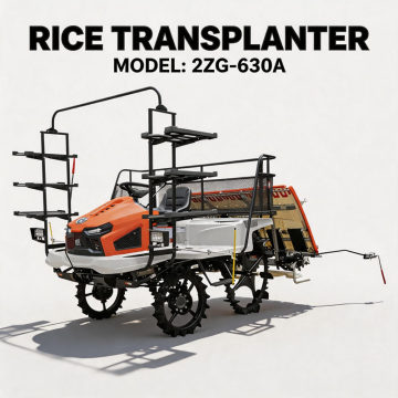 6-rijige zelfrijdende wieltransplantatiemachine