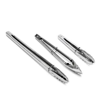 Camping BBQ Fruit Clips Salad Bread Tong Clamp Utensils