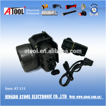 portable plastic led camping hunting headlight with rechargeable battery