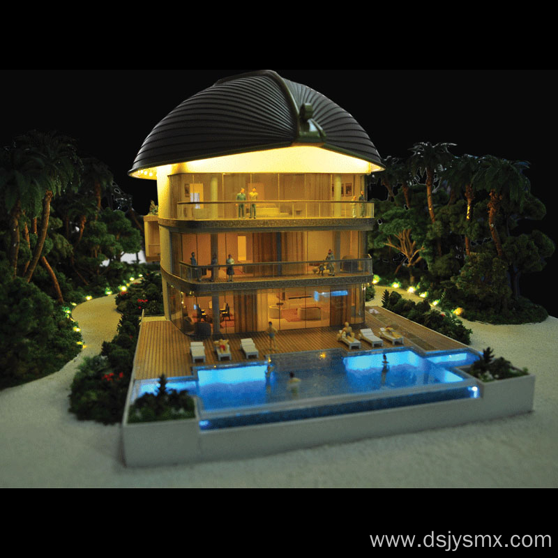 villa model for holiday and vocation