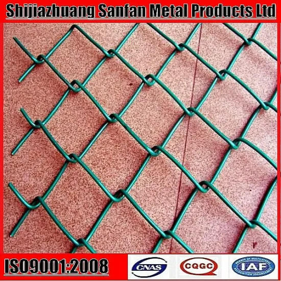 pvc coated framed chain link fence
