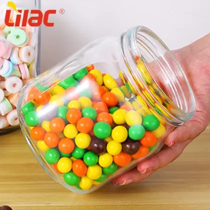 Lilac 550ml/800ml/1000ml/1500ml kitchen glass storage jar