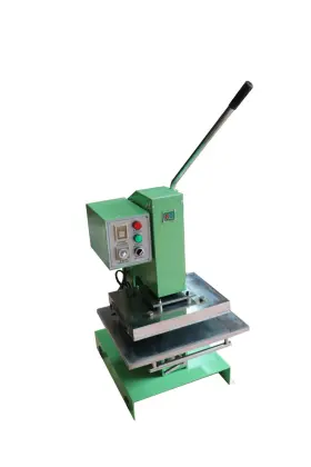 Leather impression manual hot foil stamping machine