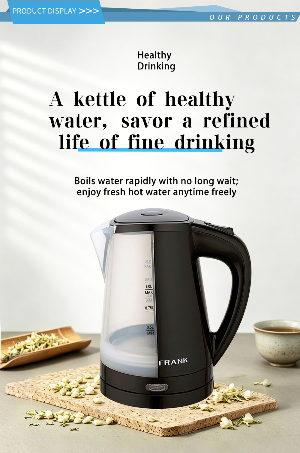 304 stainless steel kettle FK-0907