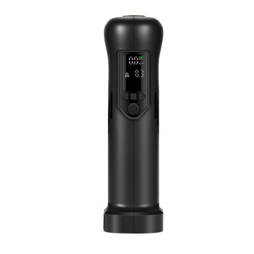 Pneu com mini compressor de ar inflado para viagens de acampamento