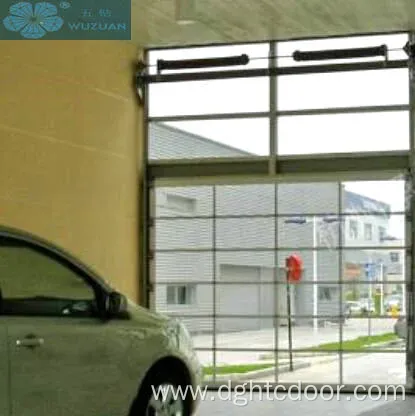 Electric Glass Or Polycarbonate Glass Overhead Garage Door