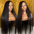 Jet Black HD Mbyllja e Lacës Parukë 5x5 4x4 13x4 13x6 7x7 HD Dantella Front Brazilian Virgin Hair Flokët e Flokëve të Njeriut për Gratë e Zeza